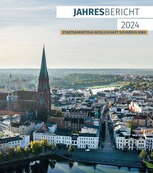 Titel Jahresbericht Stadtmarketing Schwerin 2024 310x350